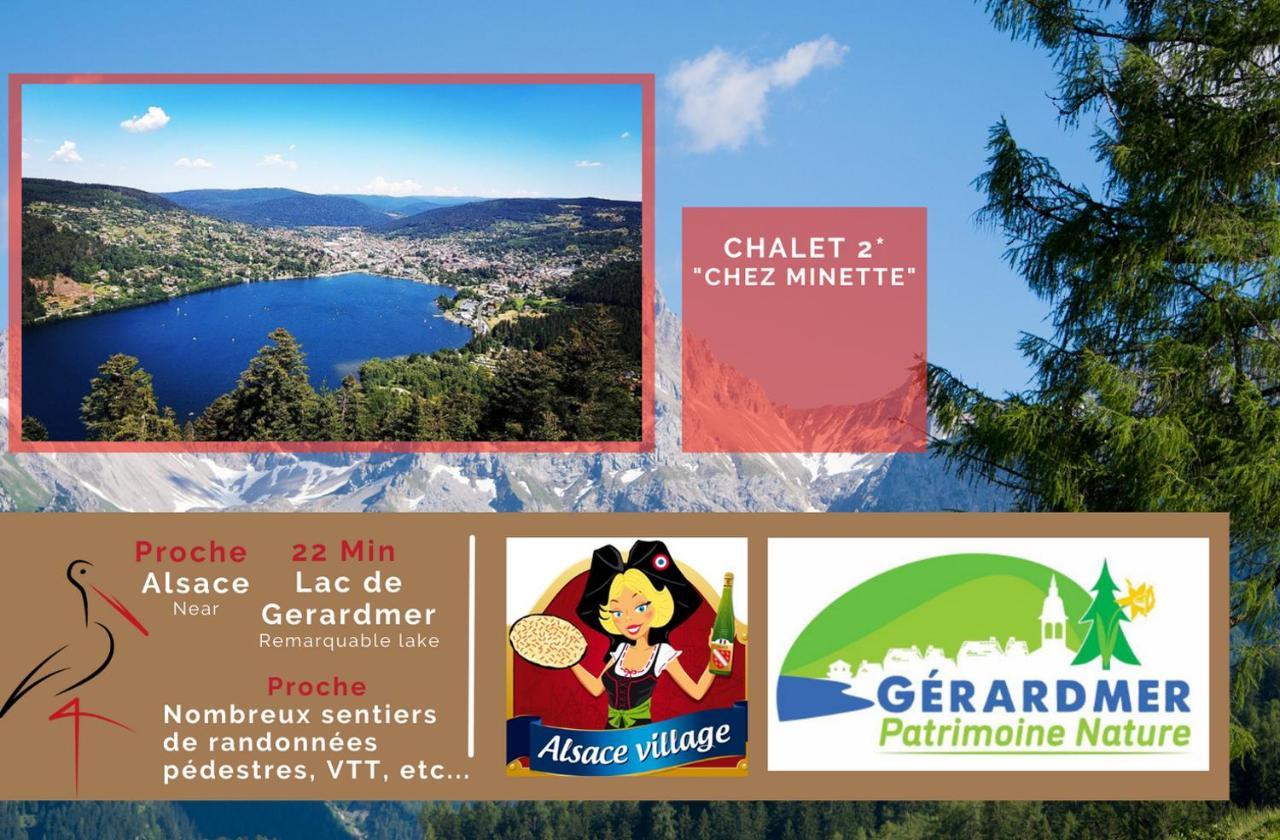 Le "Chalet De Minette" 2 Etoiles La Bresse Εξωτερικό φωτογραφία